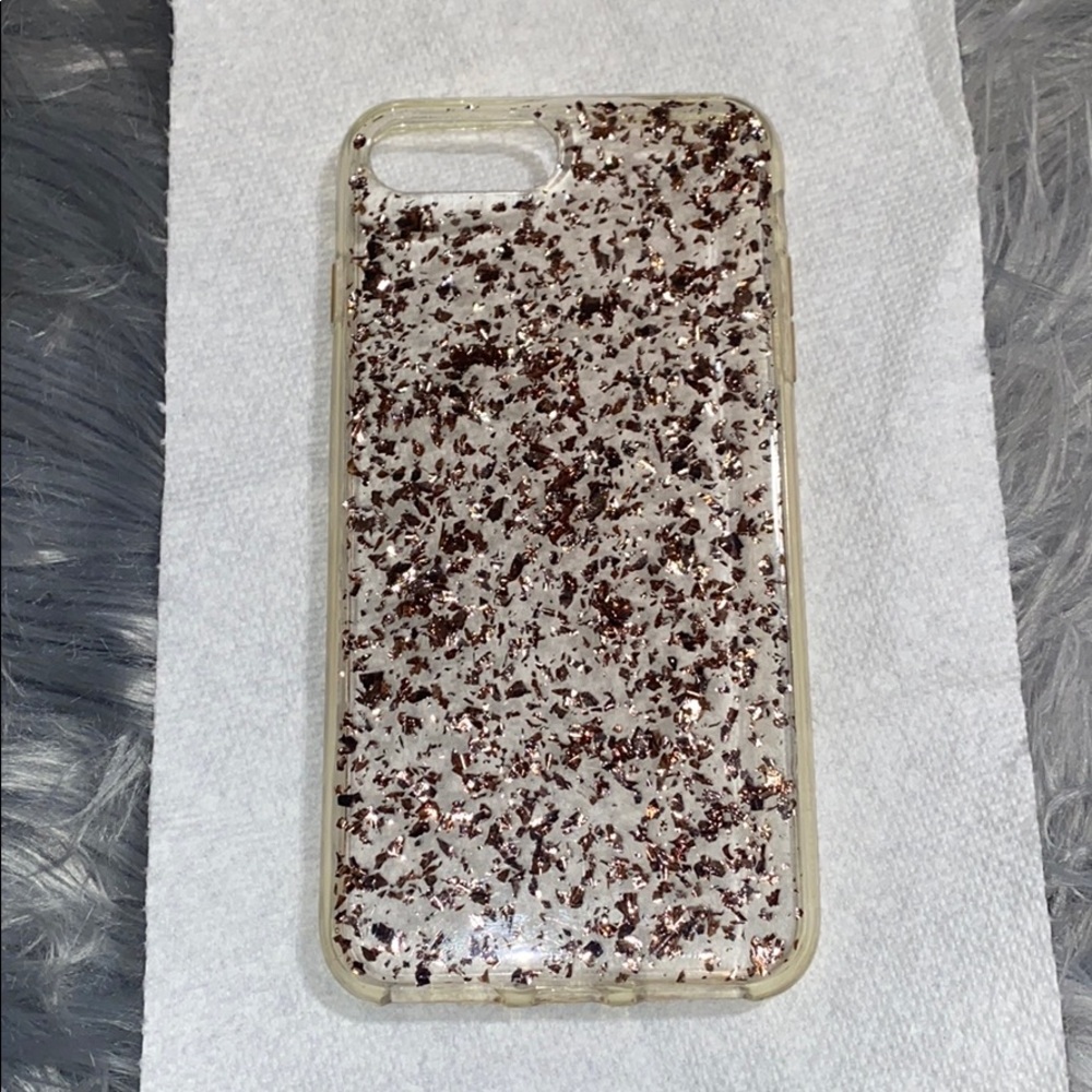 Gold Flake iPhone 8 Plus case